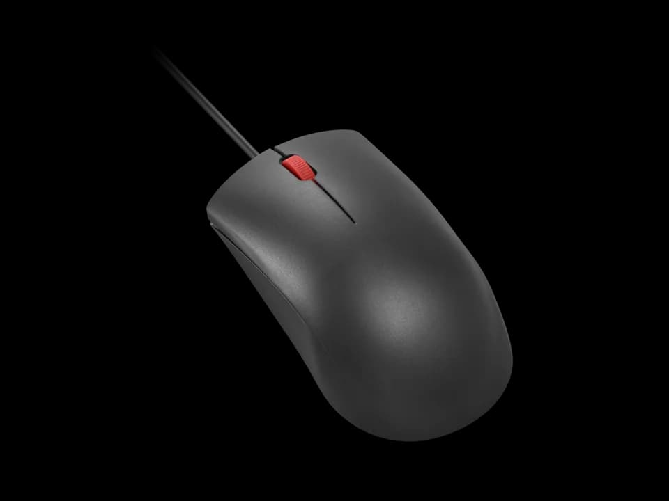 Mouse LENOVO 120, 1600 dpi, Negru — miniatură