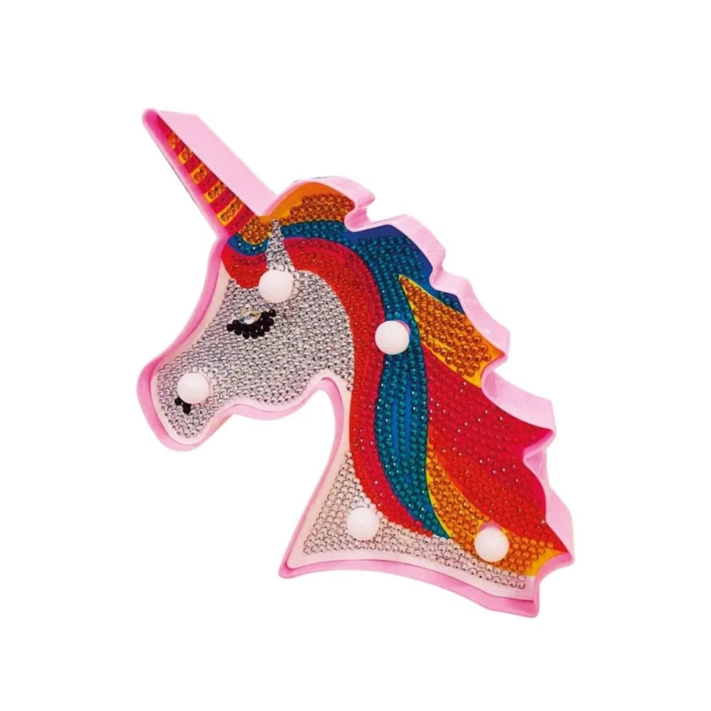 Set creatie cu diamante, lampa unicorn - Toi-Toys — miniatură