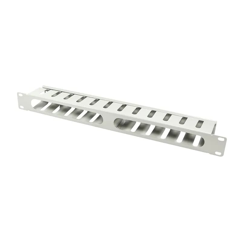 PANOU gestionare cabluri LOGILINK, tip masca orizontala perforata | masca orizontala cu capac detasabil, 19 inch, 1U, gri, "ORCC01G"