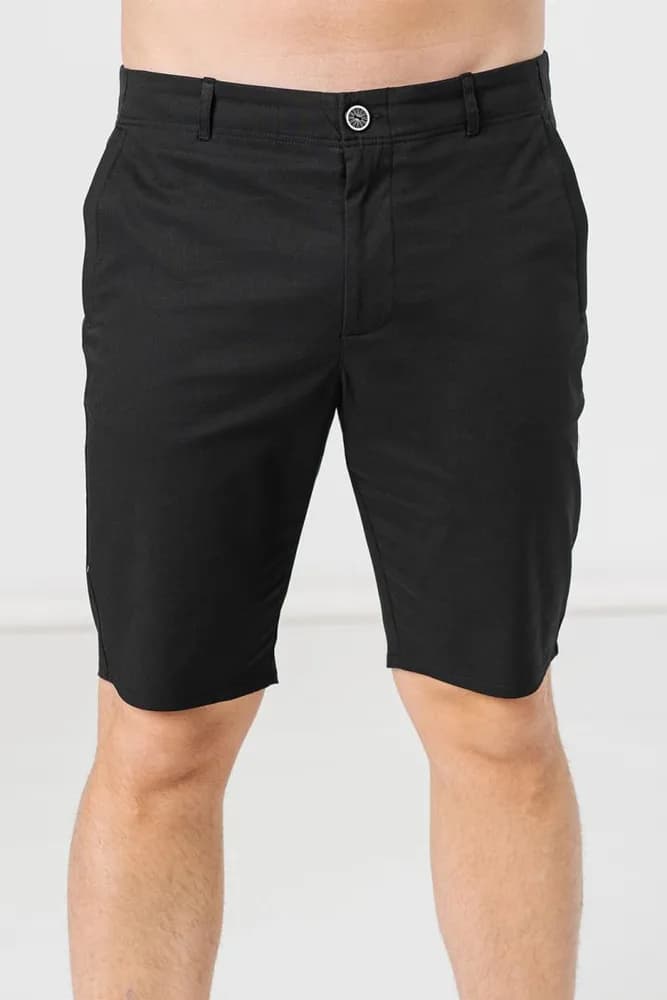 PANTALONI SCURT CASUAL BARBATI BLACK S — miniatură