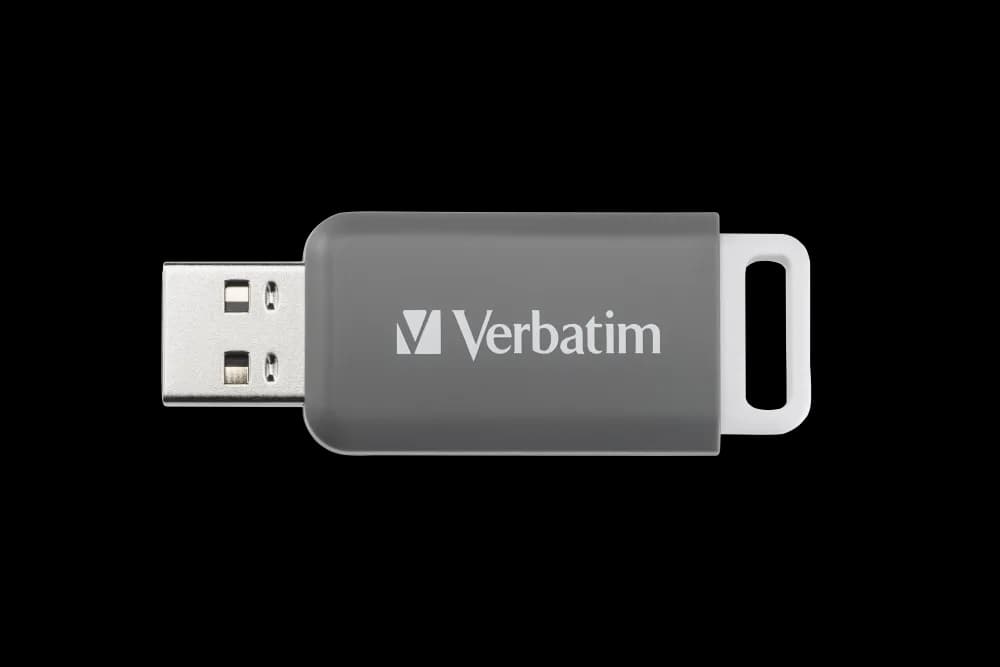 MEMORIE USB VERBATIM DATABAR 128GB USB 2.0, GRI "49456" — miniatură