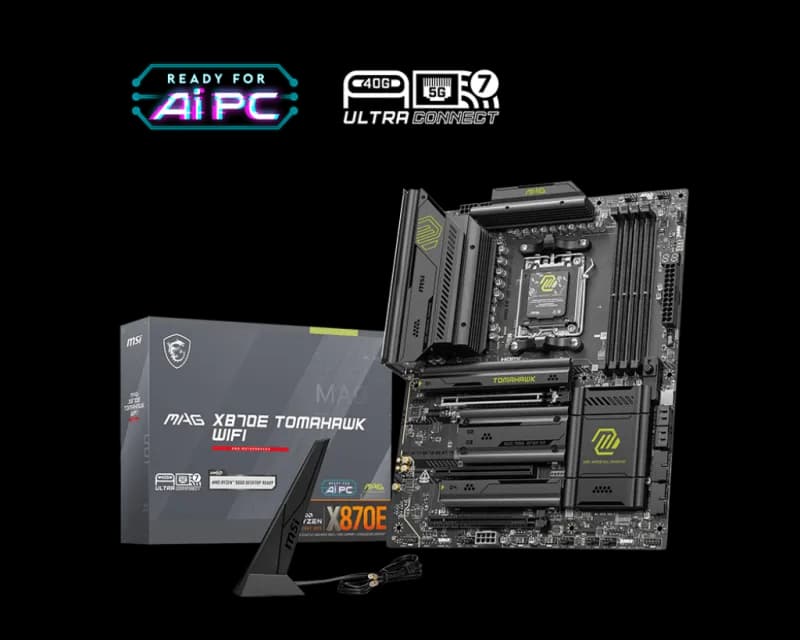 Placa de baza MSI MAG X870E TOMAHAWK WIFI, Socket AM5, DDR5, ATX