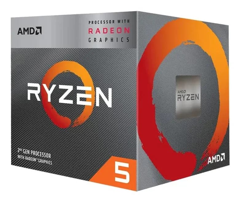 AMD CPU Desktop Ryzen 5 4C/8T 3400G (4.2GHz,6MB,65W,AM4) box, RX Vega 11 Graphics, with Wraith Stealth Cooler "YD3400C5FHSBX"