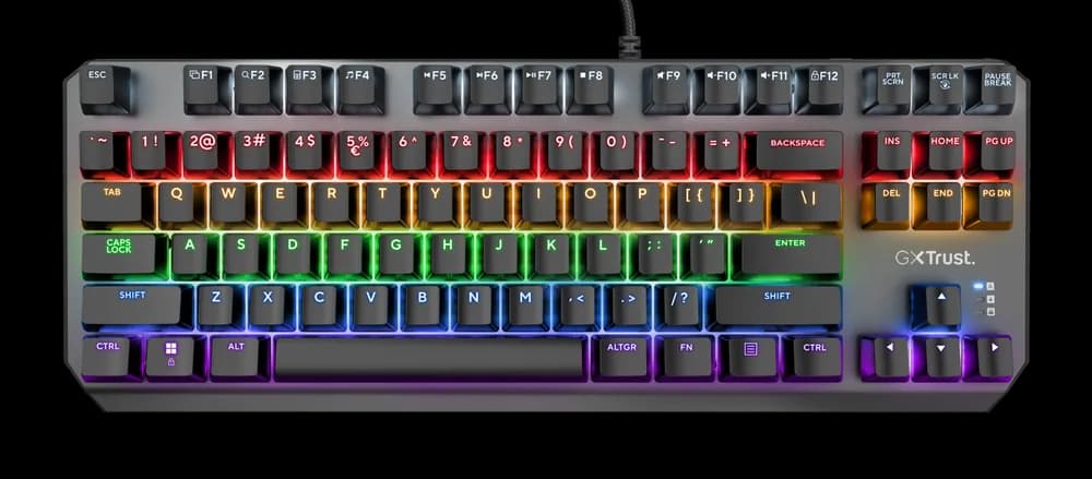Tastatura Mecanica Gaming Trust GXT 834 Callaz, USB, negru