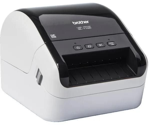 Imprimanta Direct Termic BROTHER 300dpi QL-1100C, Viteza de tiparire: 110mm/s, Latime maxima de imprimare: 101mm|Conectivitate: USB, Imprimare Cod de bare: DA "QL1100CYJ1"
