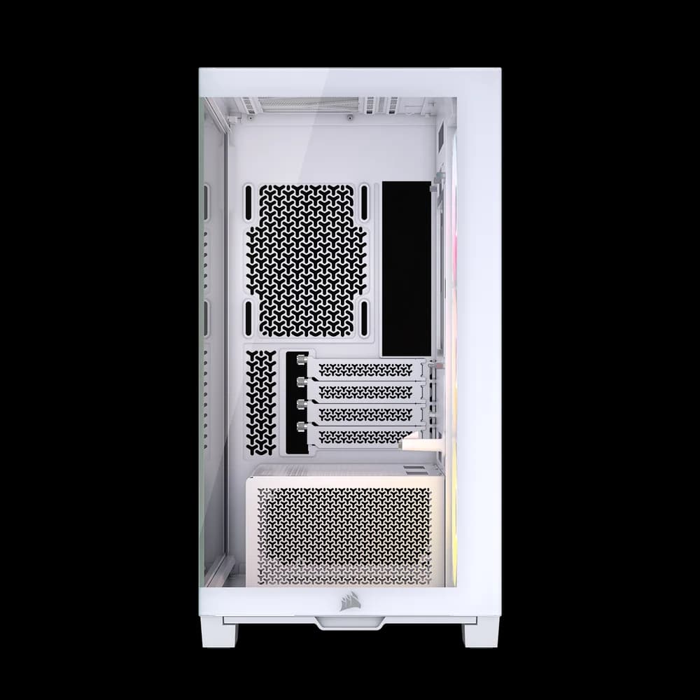 Carcasa Corsair 2800X RS-R ARGB, Micro-ATX, cu 3 ventilatoare incluse RS120-R ARGB, Alb "CC-9011348-WW" — miniatură