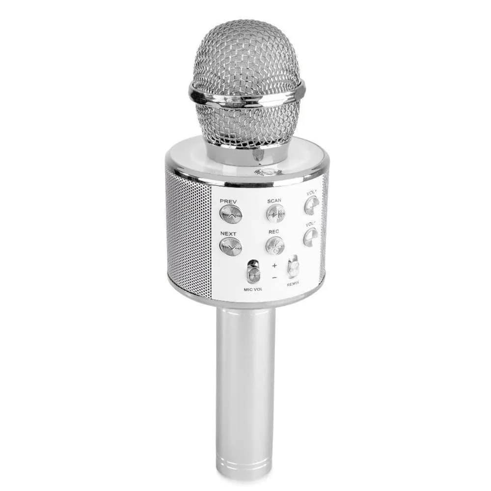 Microfon karaoke cu baterii — miniatură