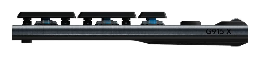 LOGITECH G915 X LIGHTSPEED Wireless Gaming Keyboard - BLACK - US INTL - 2.4GHZ/BT - EMEA28i-935 - CLICKY "920-012709" — miniatură