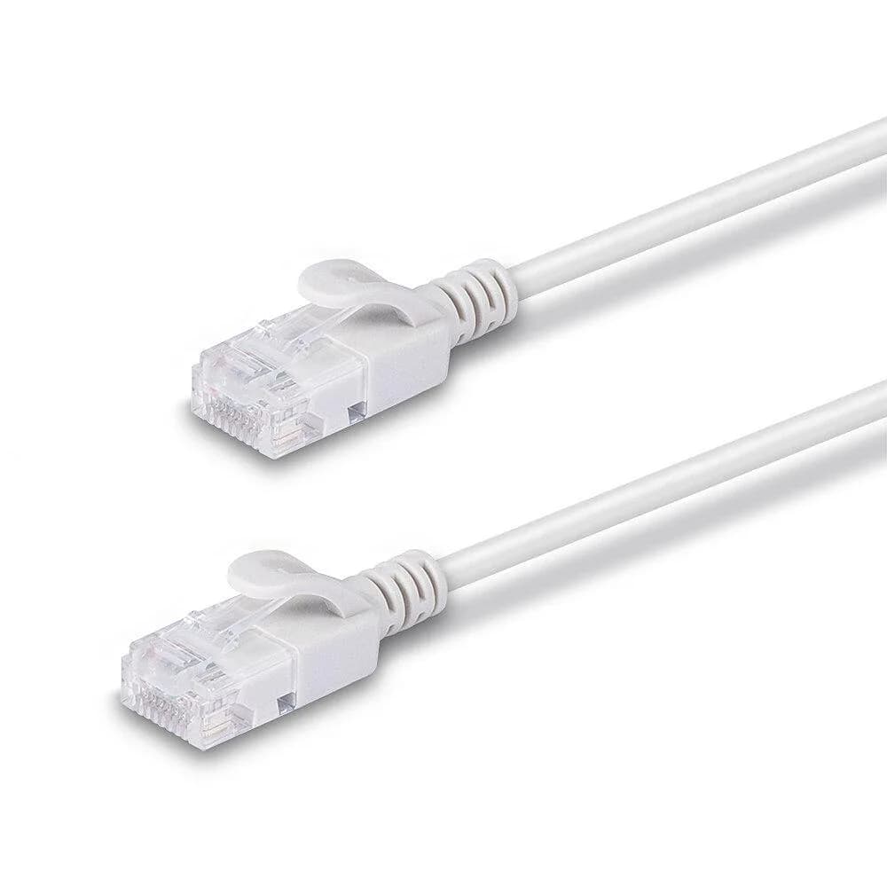 Cablu ultraslim internet Lindy, lungime 2m Cat.6A U/UTP LSZH, latime de banda suportata 500MHz, gri — miniatură