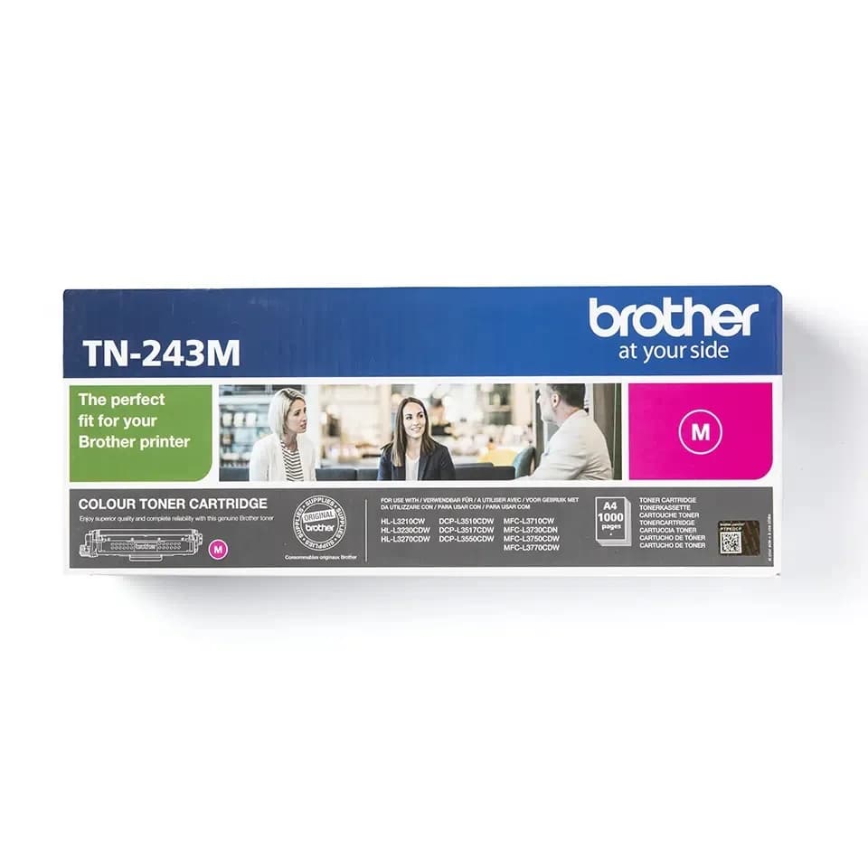 Toner Original Brother Magenta, TN243M, pentru HL-L3210|L3270|DCP-L3510|L3550|MFC-L3730|L3770, 1K, "TN243M" — miniatură