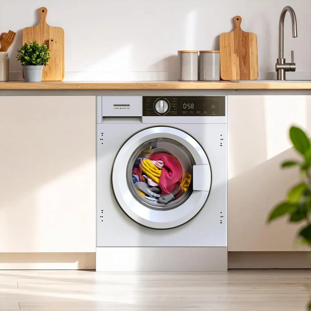 Masina de spalat rufe incorporabila HEINNER HWM-BI814IVA+++, 8 Kg, 1400 RPM, Clasa: A — miniatură