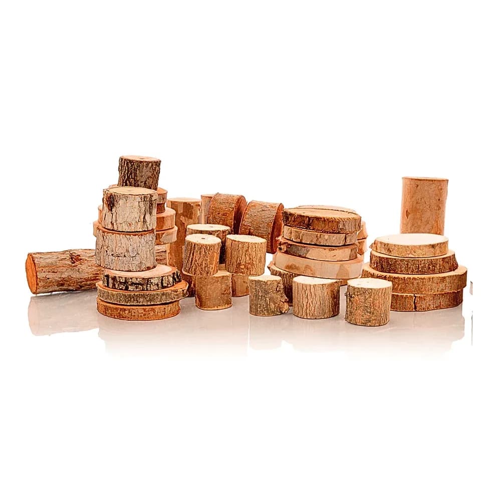 Set de bușteni din lemn — miniatură