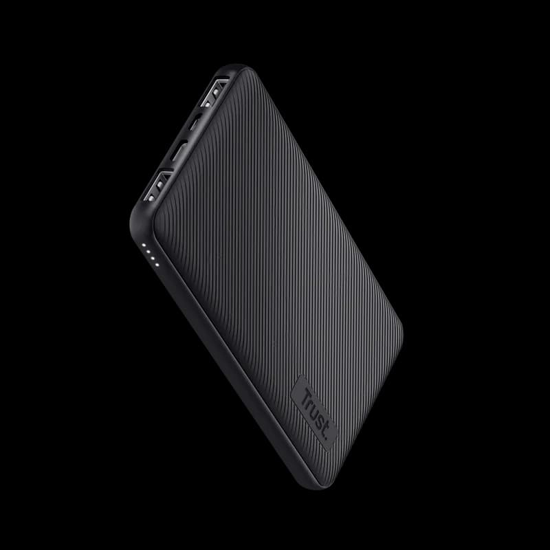 Baterie externa Trust Primo Ultra Thin Eco 10.000, negru — miniatură