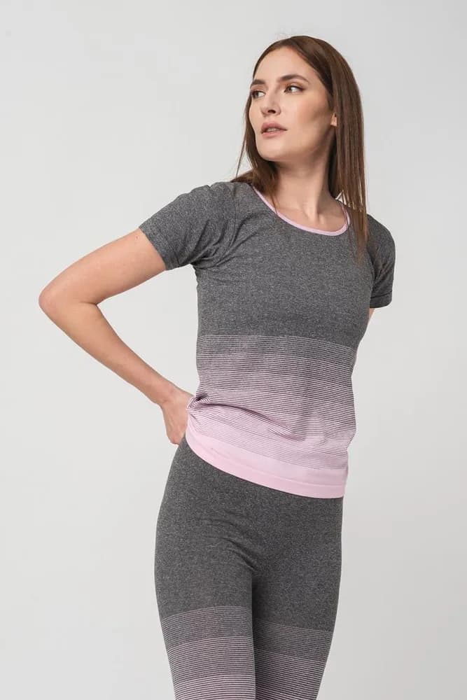 TRICOU PEGAS GREY PINK-XS — miniatură