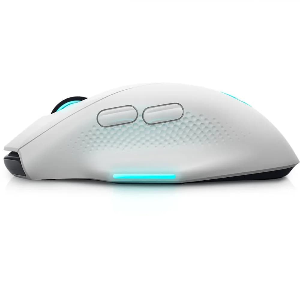 Mouse Gaming Wireless DELL AW620M, 26000 dpi, Lunar Light — miniatură