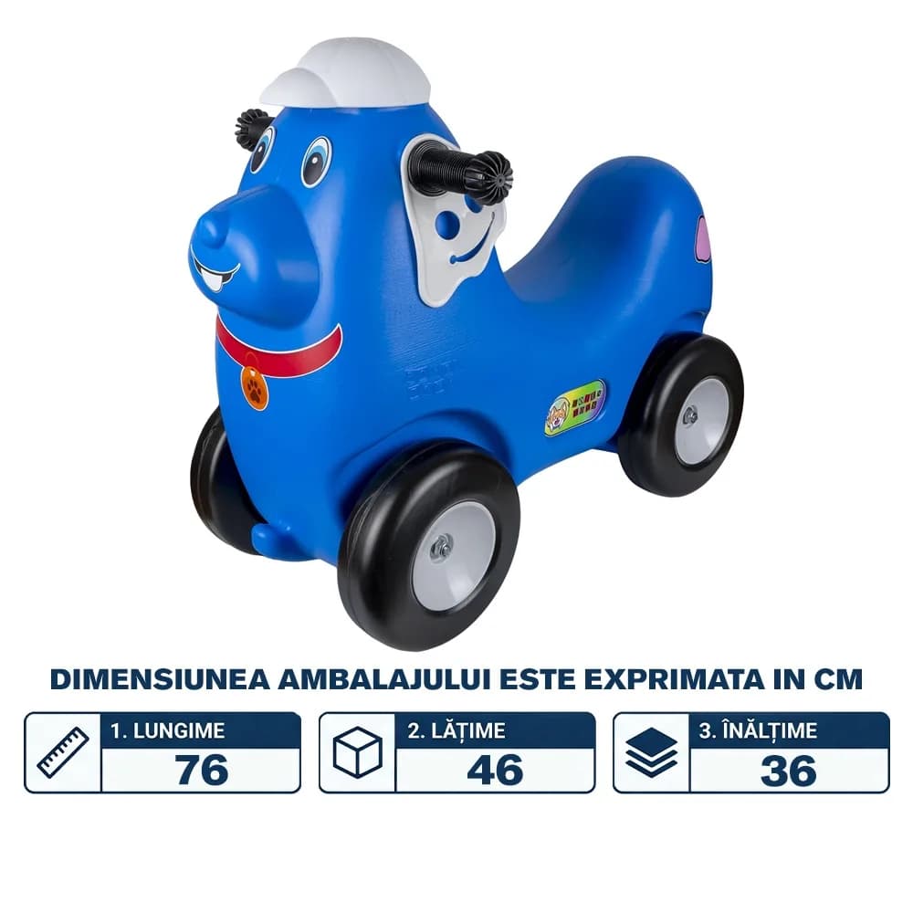 Catel cu roti, albastru - ROBENTOYS — miniatură