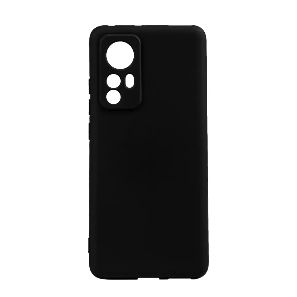 Husa Xiaomi 12 X Spacer, negru, grosime 2mm, material flexibil silicon + interior cu microfibra "SPPC-XI-12X-SLK" — miniatură