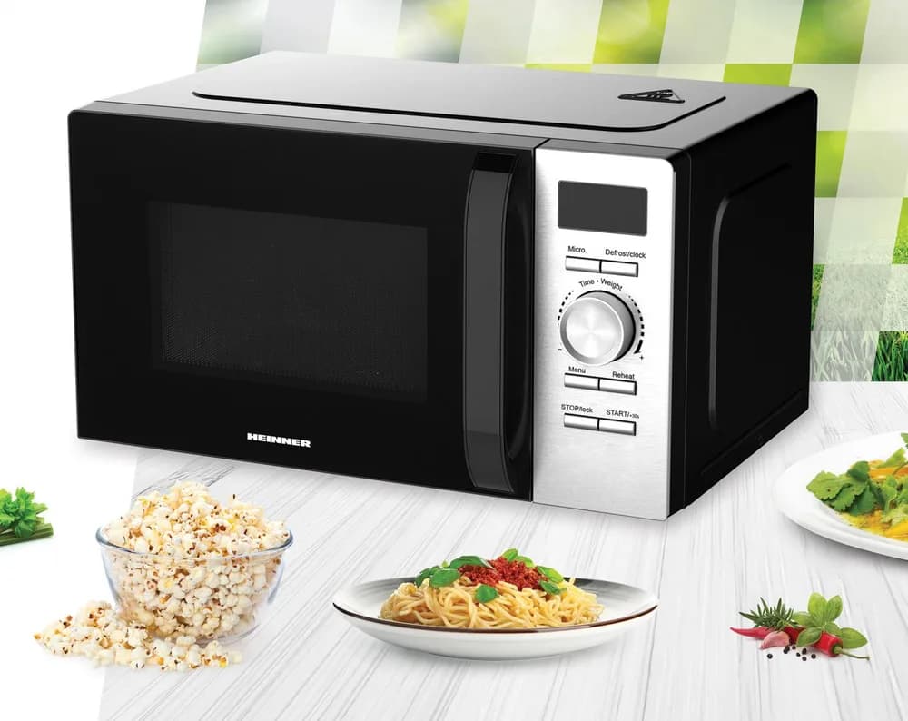 CUPTOR CU MICROUNDE HEINNER HMW-D2060BK — miniatură