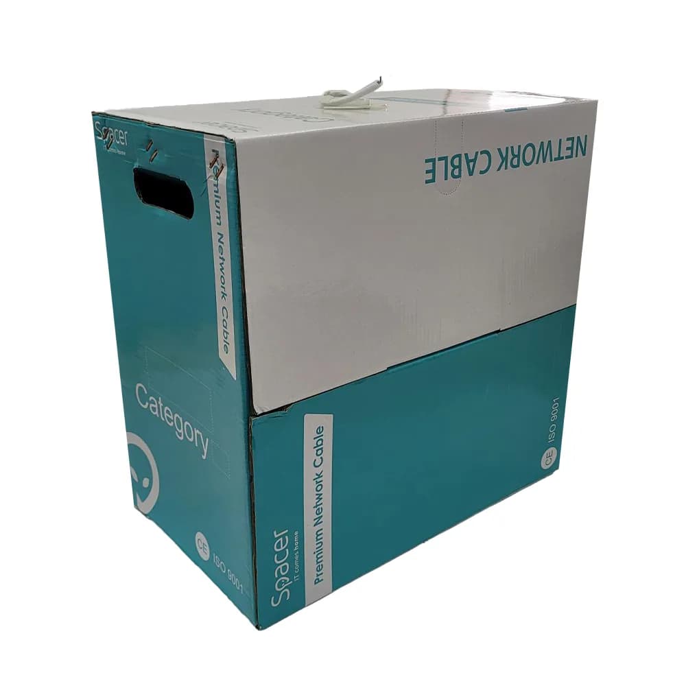 ROLA CABLU UTP SPACER Cat6, 305m, Cupru-Aluminu, Solid, AWG24, 0.51mm, 0.21mm2, "SPLC-UCAT6-CCA-305" — miniatură