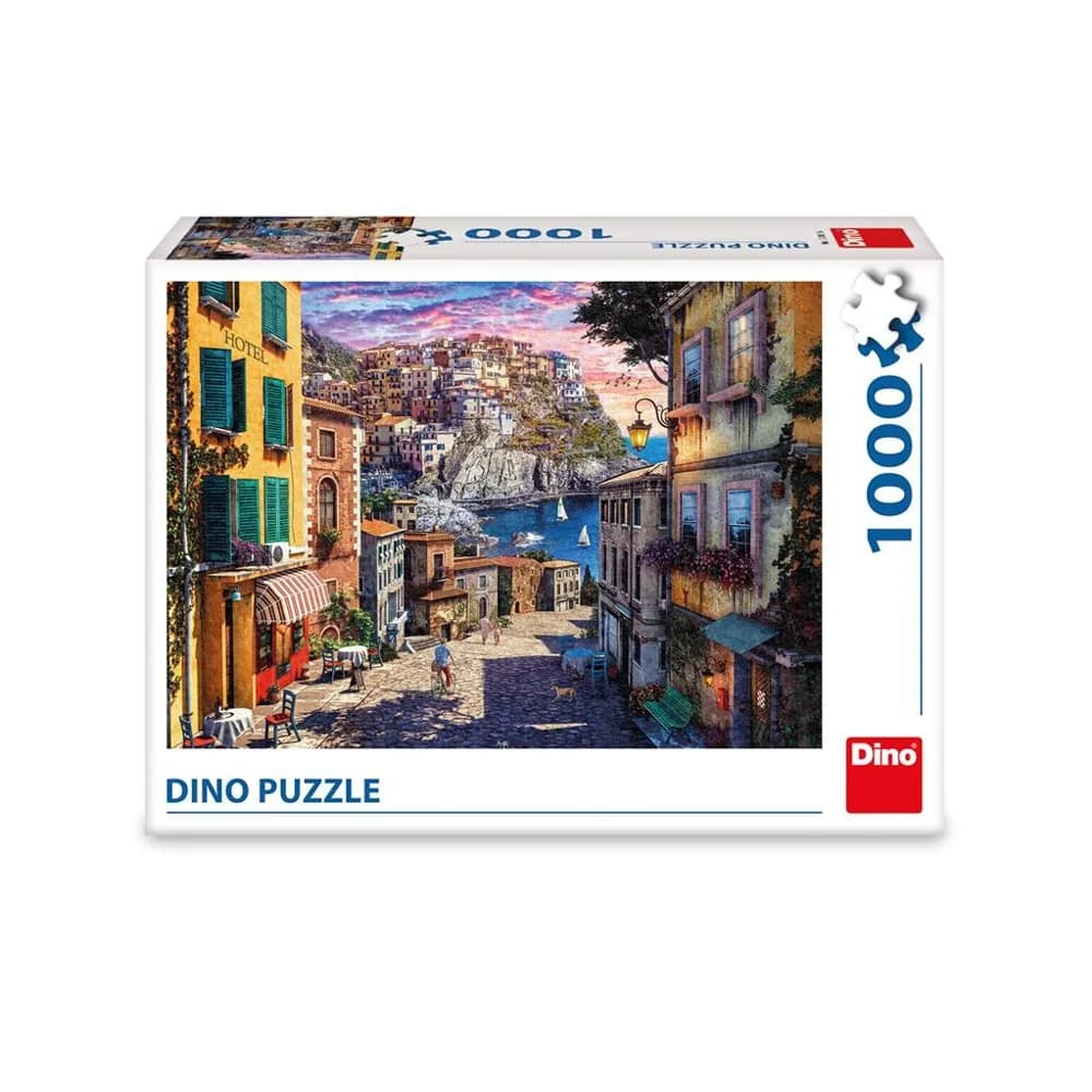 Puzzle 1000 piese, Riviera Italiana - DINO TOYS — miniatură