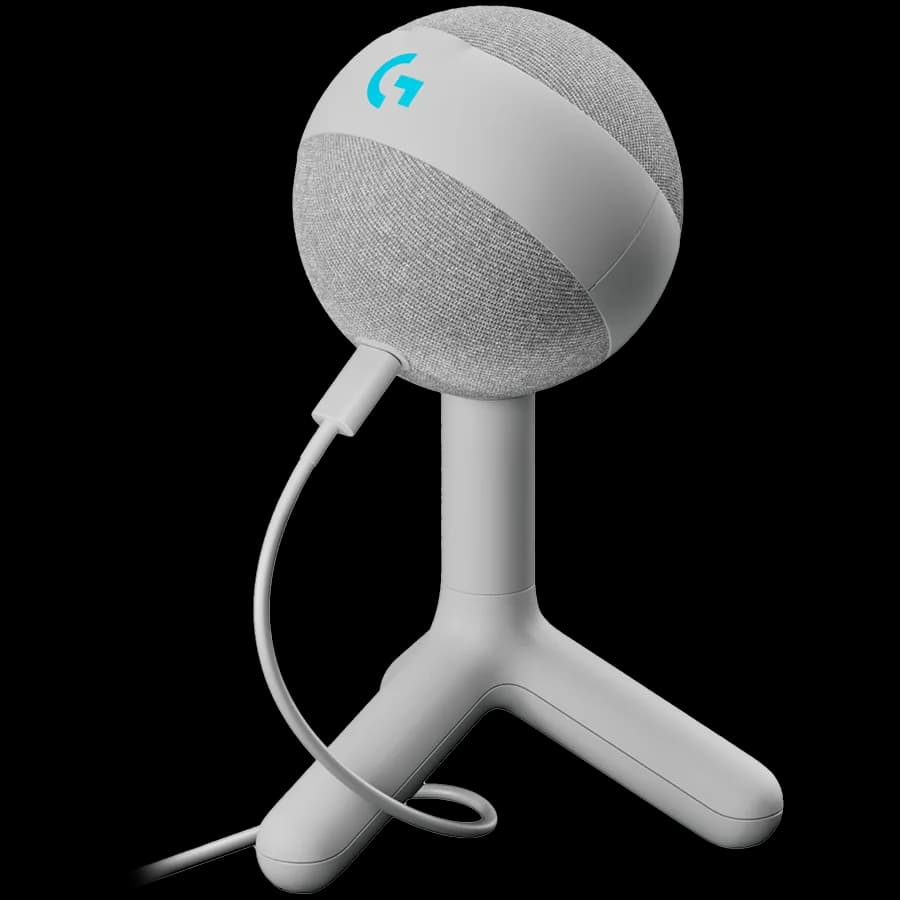 LOGITECH Yeti Orb RGB Gaming Mic with LIGHTSYNC - OFF WHITE - USB "988-000558"