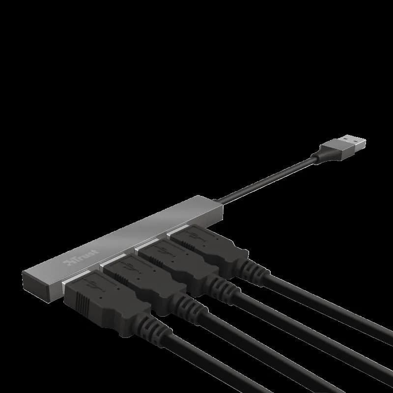 Trust Halyx Aluminium 4 Mini USB Hub "TR-23786" — miniatură