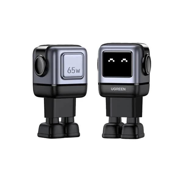 INCARCATOR retea Ugreen, Nexode "CD361" Quick Charge 65W GaN, 1 x USB, 2 x USB Tpe-C, gri "25685B" - 6941876236688 — miniatură
