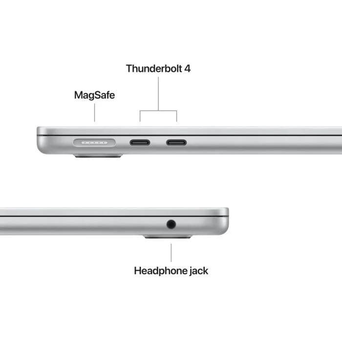 MacBook Air 13.6" Retina/Apple M5 (CPU 10-core, GPU 8-core, NeuralEngine16-core)/16GB/512GB - Silver - INT KB (No Adapter) - 2026 — miniatură