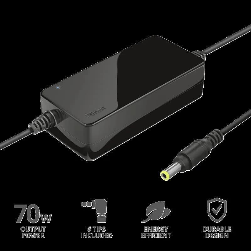 ALIMENTATOR Notebook Trust la retea, compatibil universal, iesire 19 Volt, "TR-22141" — miniatură
