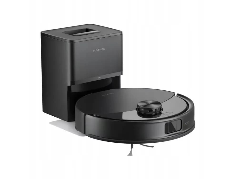 Robot de aspirare Roborock Q10 PF+, aspirator si mop cu statie de golire automata, 10.000 Pa, baterie 5.200 mAh, autonomie 180 min, navigatie AI, recipient praf 2.7L, Liftable Mop, Suport Alexa si Google Home, negru — miniatură
