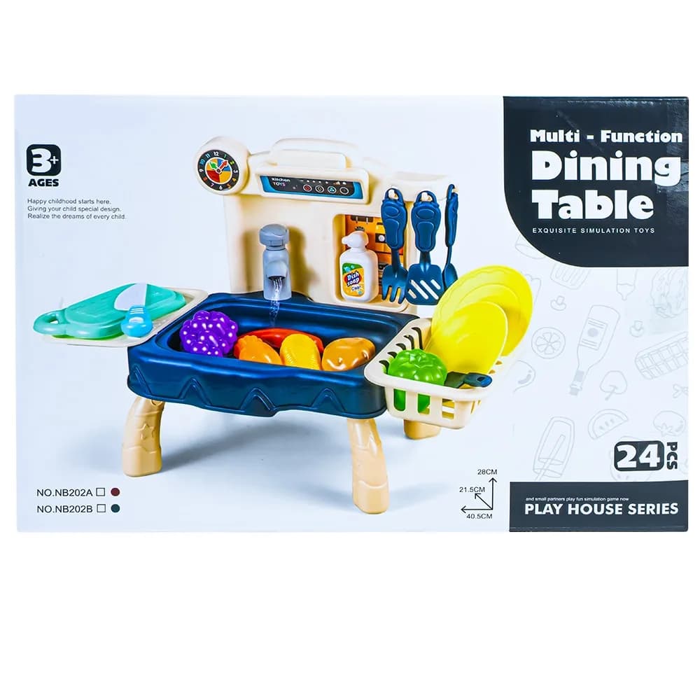 Play set bucatarie, cu baterii, 36 piese, 40.5x21.5x28 cm — miniatură