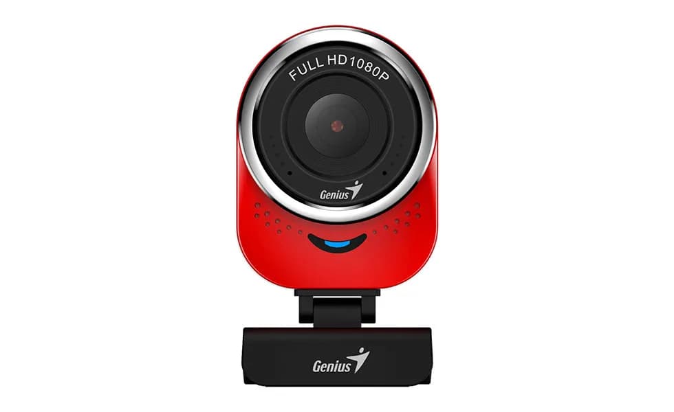 CAMERA WEB GENIUS senzor 1080p Full-HD cu rezolutie video 1920x1080, QCam 6000, microfon, red "32200002408" — miniatură