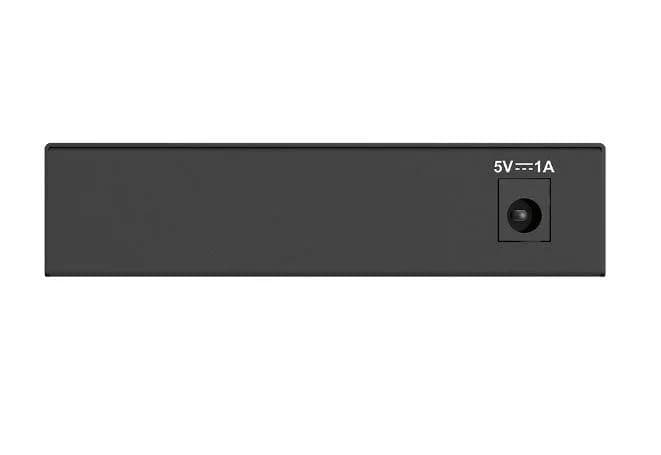 D-Link Switch DGS-105GL, 5 porturi Gigabit, Capacity 10Gbps, desktop, faramanagement, metal, negru, fara ventilator, D-Link Green. — miniatură