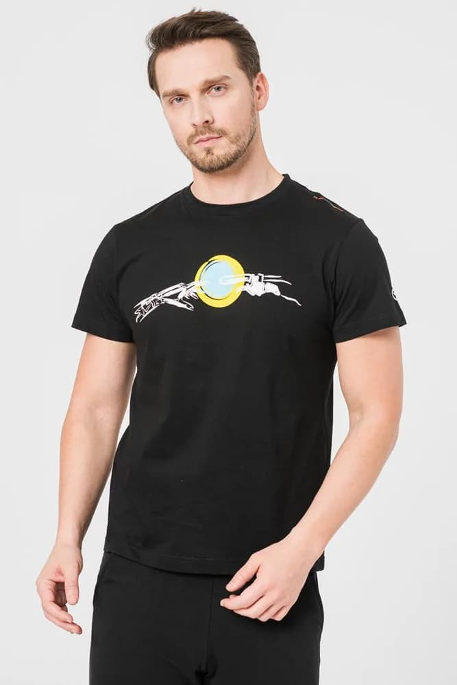 TRICOU CASUAL MANA BICICLETA BARBATI BLACK-L — miniatură