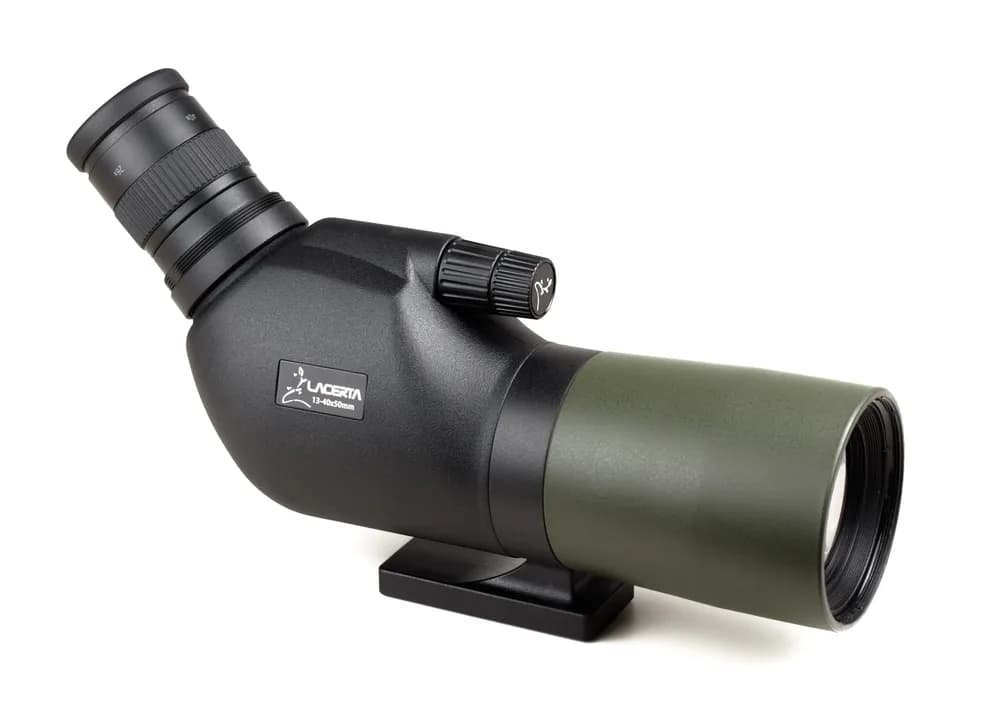 Lunetă de observare Lacerta 13-40x de 50mm, cu vizare înclinată