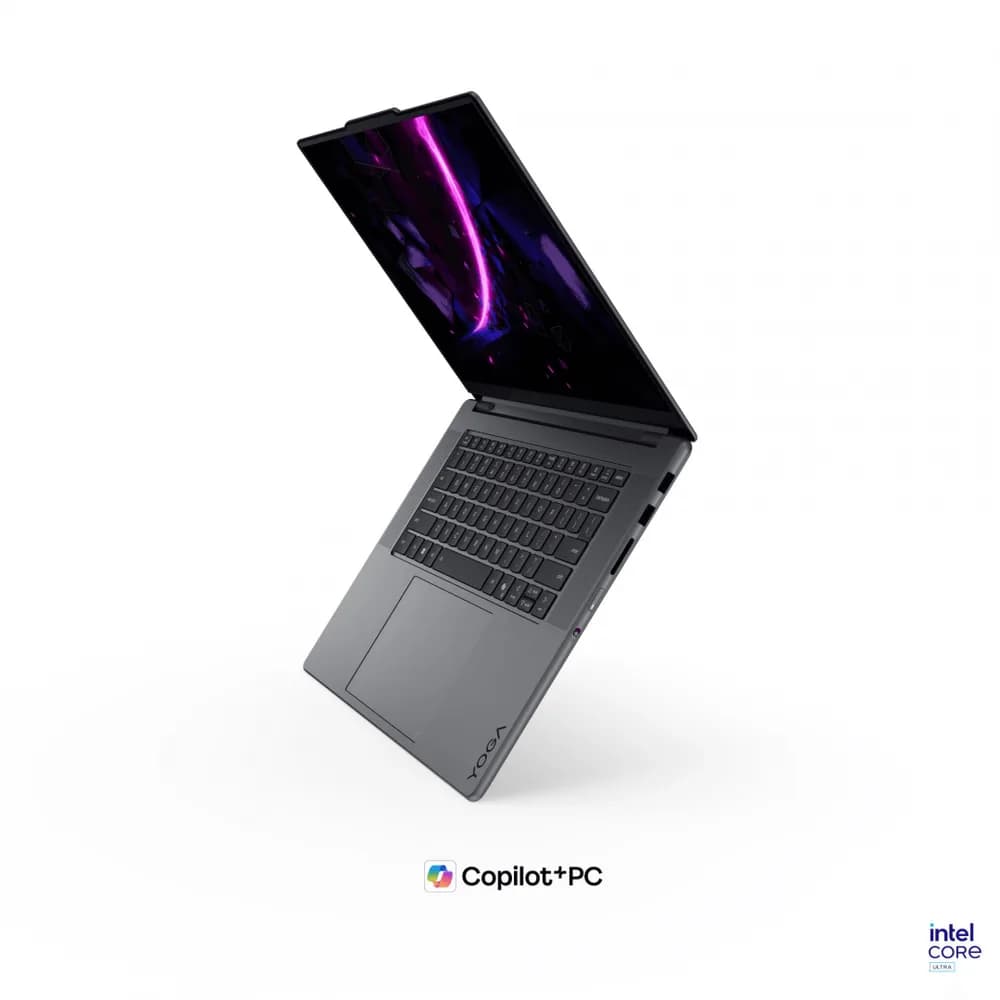 Laptop Consumer Lenovo Yoga Pro 9 16IPH11, cu procesor Intel Core Ultra 9 386H, 16'' OLED, 32 GB LPDDR5x, 1 TB, NVIDIA GeForce RTX 5060, 8GB GDDR7, Windows 11 Pro — miniatură