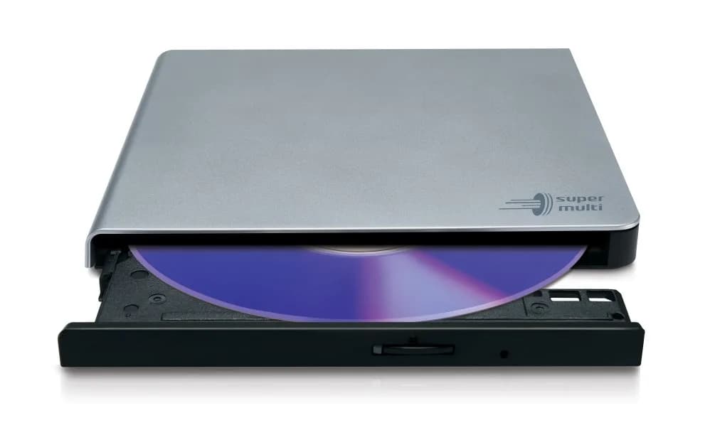 DVD-RW extern, LG, interfata USB 2.0, argintiu, "GP57ES40" — miniatură