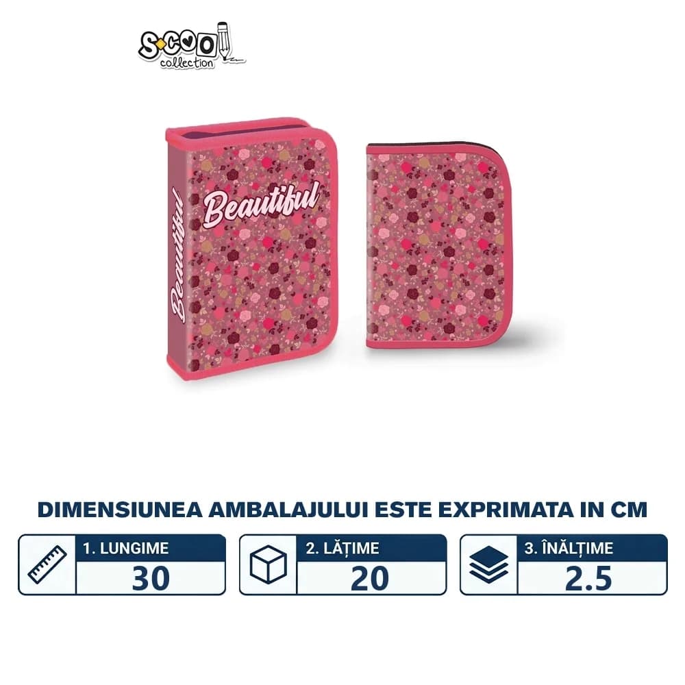 Penar echipat, 1 fermoar, 2 extensii, 32 piese, BEAUTIFUL - S-COOL — miniatură