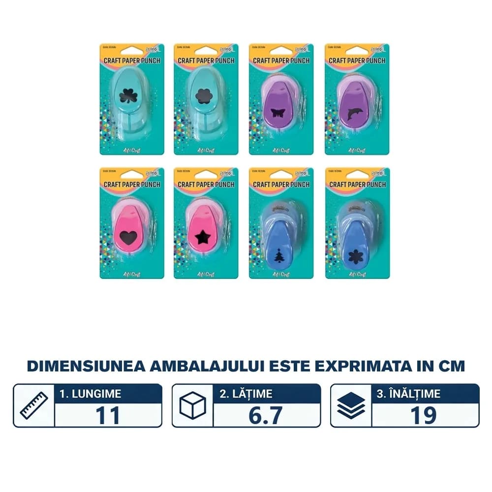 Accesorii craft, perforator, 31 mm, diverse modele - S-COOL — miniatură