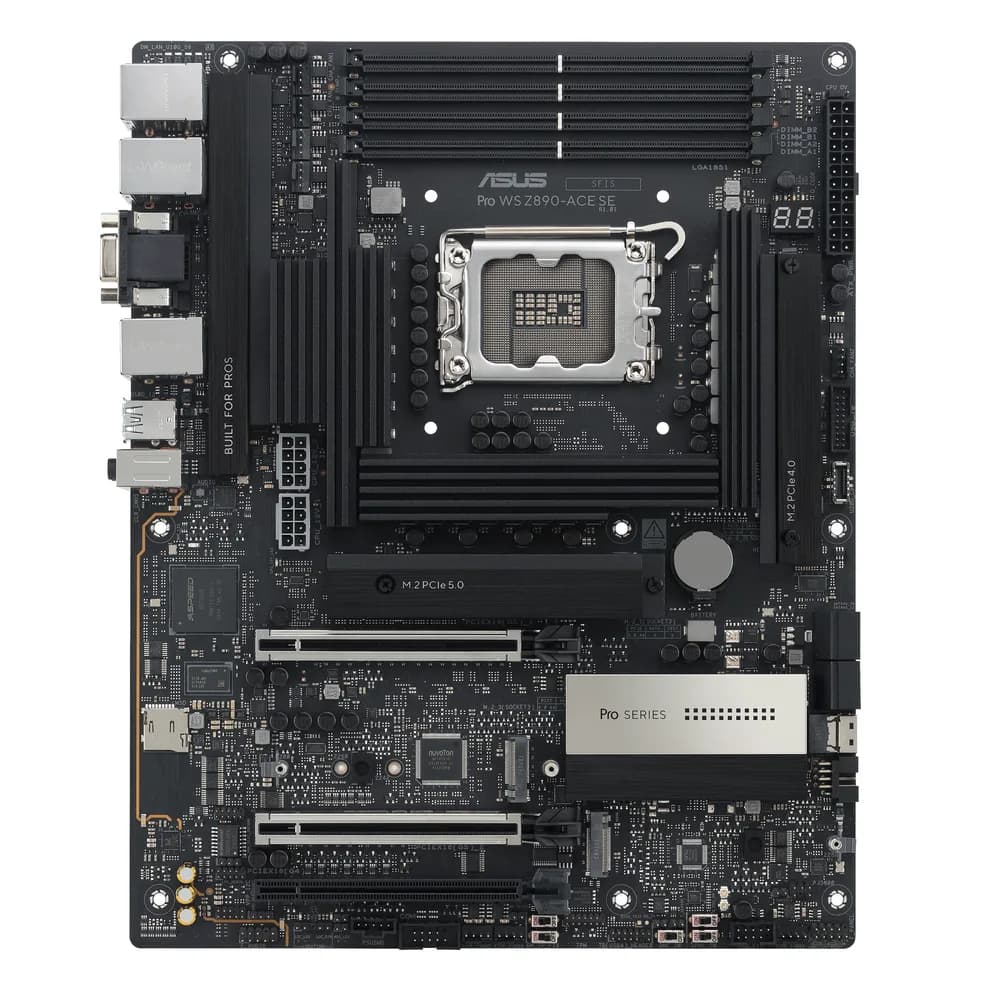 Placa de baza PRO WS Z890-ACE SE, Intel Z890, Socket 1851, ATX "90MB1JC0-M0EAY0" — miniatură