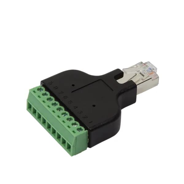 ADAPTOR LOGILINK RJ45 (T) la conector 8-pin, negru, "MP0050"