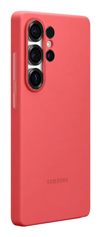 Capac protectie spate Silicone Case Galaxy S25 Ultra (S938) Rosu "EF-PS938CREGWW" — miniatură