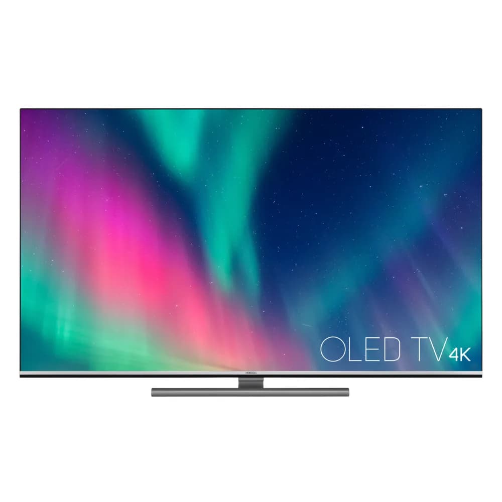 AURORA OLED TV HORIZON 4K-SMART 55HZ9930U/B, 55", 4K Ultra HD (2160p), Dolby Vision HDR / HDR10+ / HDR10 / HLG + MicroDimming, Digital TV-Tuner DVB-S2/T2/C, HOS 3.0 SmartTV-UI (WiFi built-in) +Netflix +PrimeVideo +Youtube, Amazon Alexa / WW Google Assistant, 1xLAN (RJ45), Wireless Display, DLNA 1.5 — miniatură