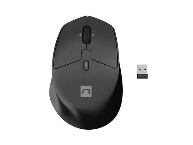 Kit Wireless tastatura si mouse NATEC STINGRAY 2, Negru — miniatură