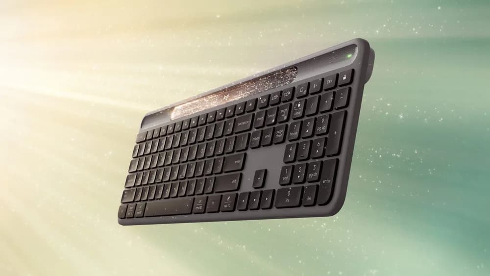 K980 Signature Slim Solar [US] Black-Grey "920-013764" — miniatură