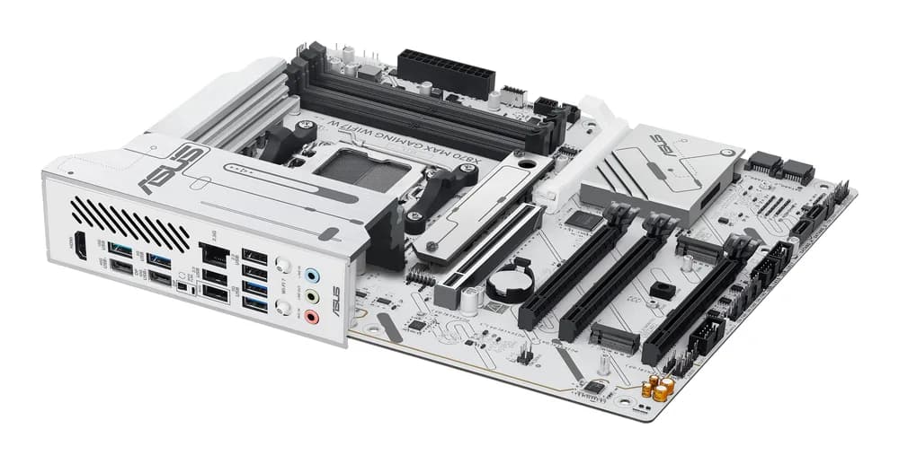 Placa de baza ASUS X870 MAX GAMING WIFI7 W, AMD X870, AM5, ATX, DDR5 "90MB1LZ0-M0EAY0" — miniatură