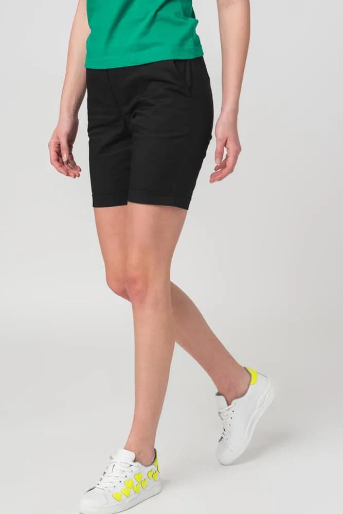 PANTALONI SCURT CASUAL FEMEI BLACK XL — miniatură