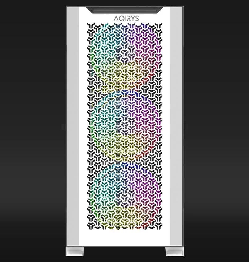 Carcasa AQIRYS Aquilla, RGB, Mid Tower, White — miniatură
