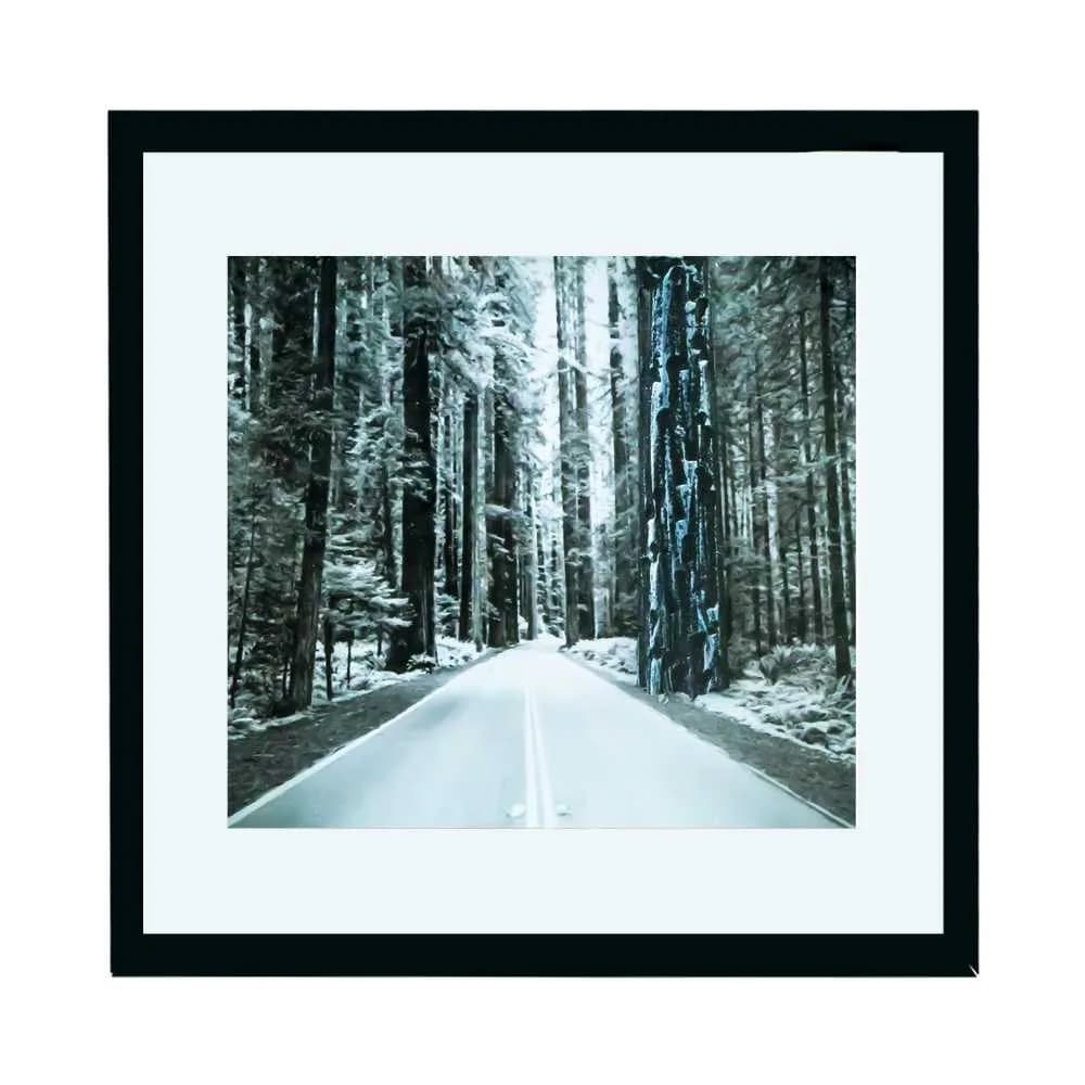 Tablou plastic + sticla, 33x33 cm — miniatură