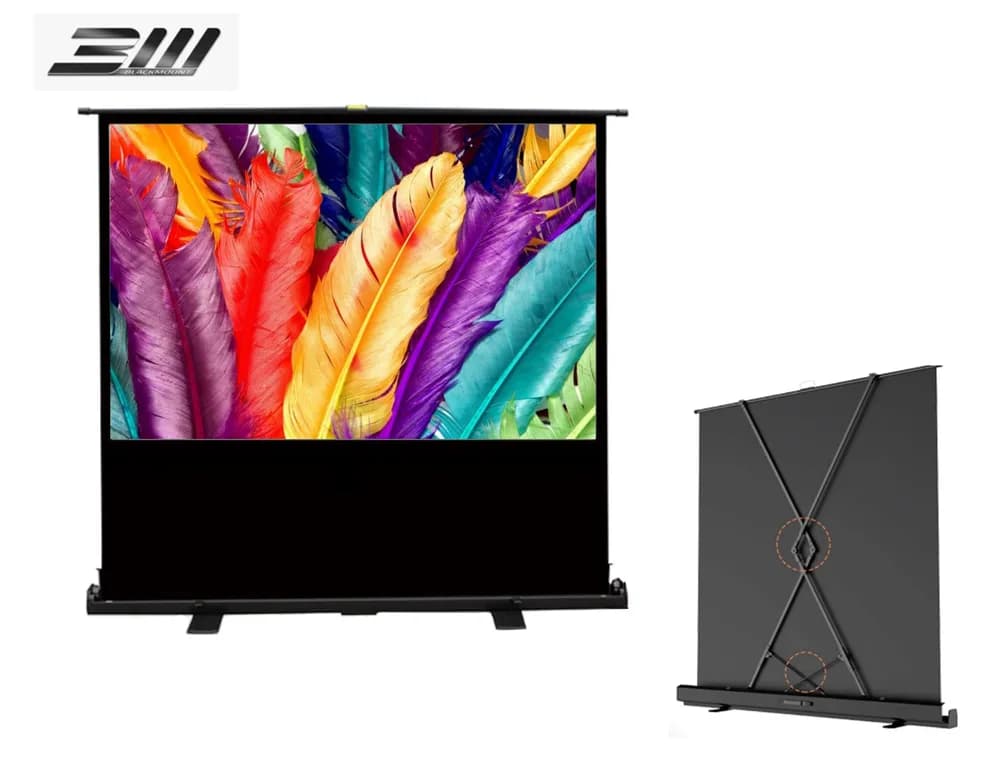 Ecran de proiectie Portabil Pull-Up Blackmount, 100", vizibil 221 x 124 cm, Format 16:9 - TG26
